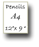 A4 pencils