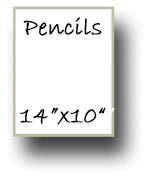 14x10 pencils